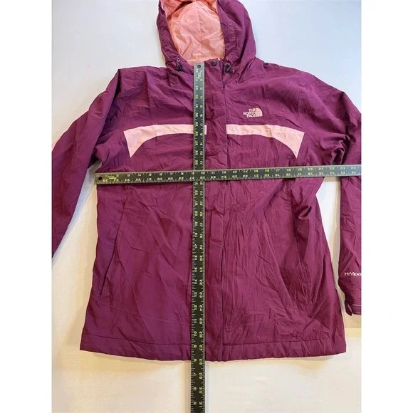 The North Face Women's 3-in-1 Ski Parka Jacket Pink XL Winter Coat Hyvent - Picture 4 of 12